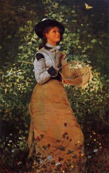 Winslow Homer : The Butterfly Girl